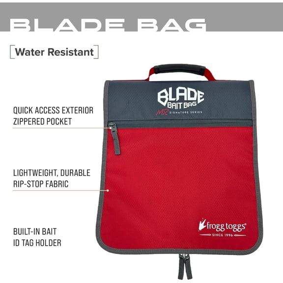 Bladed Bait Bag, Fishing Tackle Bag, Tackle Organizer, Lure Tackle Box, Bait Binder