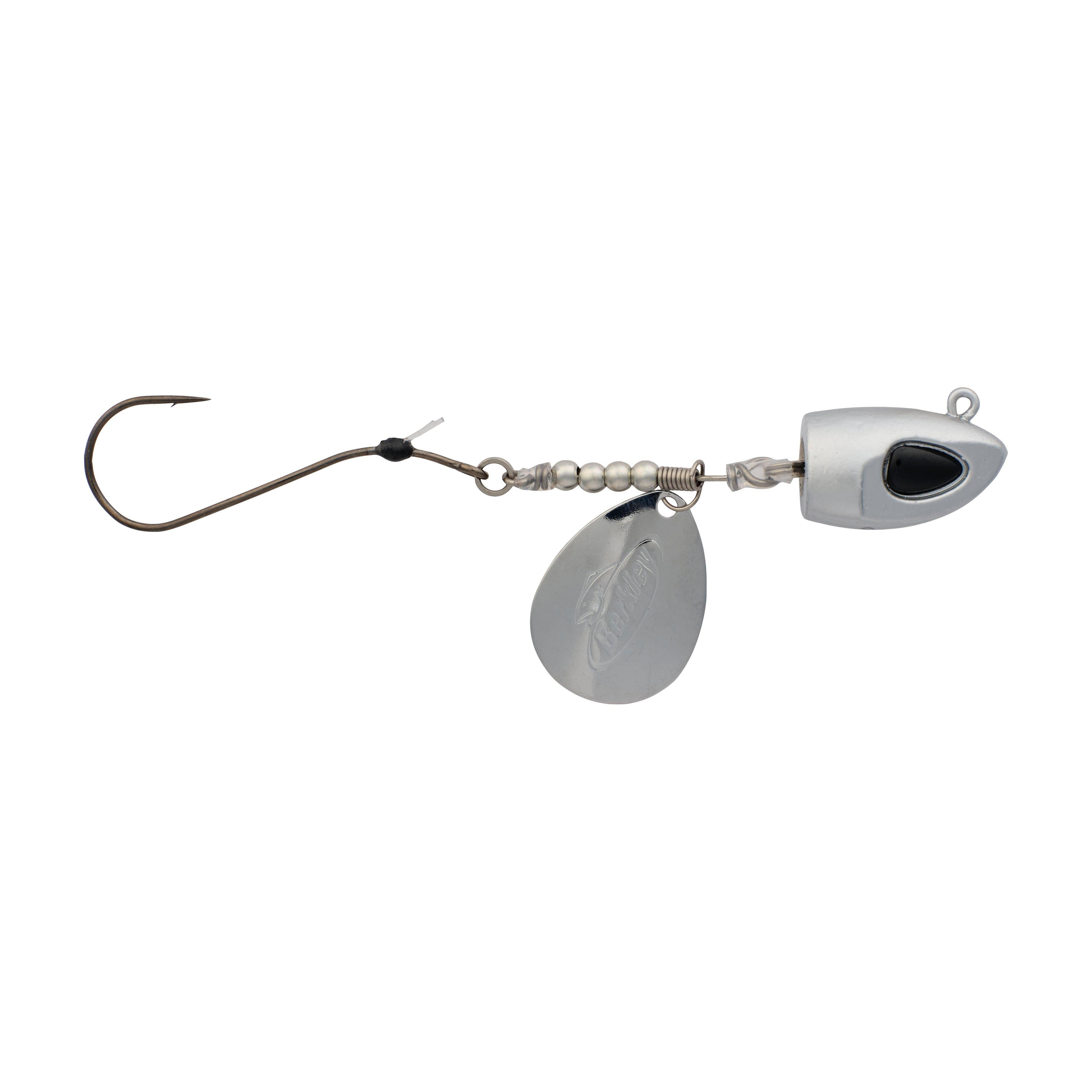 Berkley Bladed Rawler Jig, 1/0, Straight Chrome