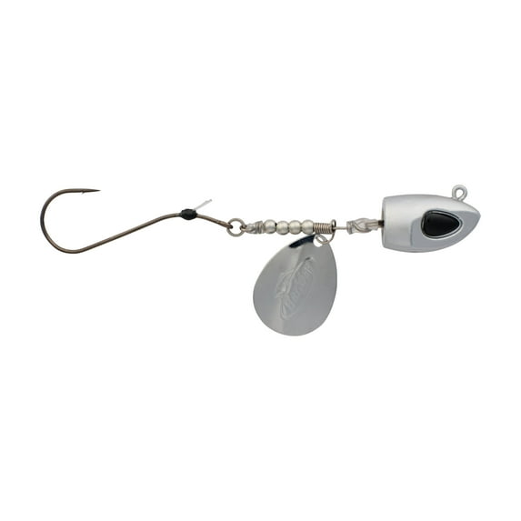 Berkley Bladed Rawler Jig, 1/0, Straight Chrome
