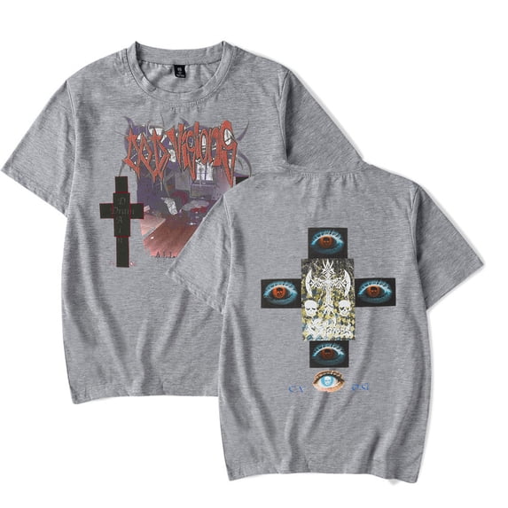 Bladee COLD VISIONS 32 T-shirts Women Men Clothes Trend Casual Short Sleeve Top