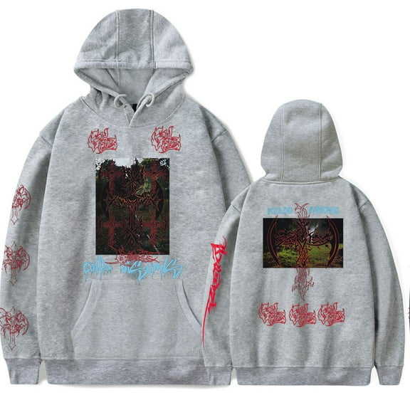 Bladee COLD VISIONS Hoodies Merch Women Men Long sleeve Fashion Casual Hooded Sweatshirts