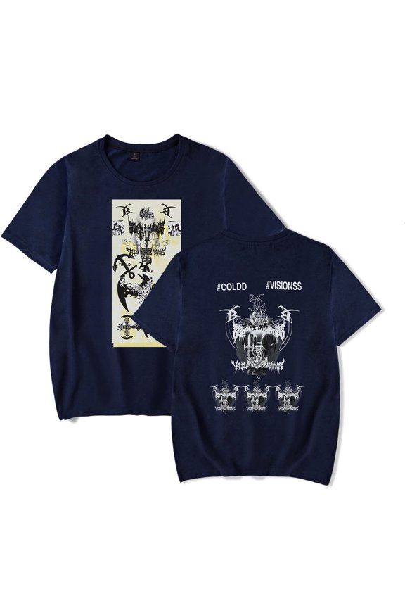 Bladee CV ANCHOR T-shirts Women Men Clothes Trend Casual Short Sleeve Top