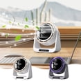 thumbnail image 1 of Bladeless Desktop Fan 5 Speed Settings with Digital Display 4 Hour Timer USB Rechargeable Portable Mini Fan for Home Office by PALIFEUR, 1 of 6