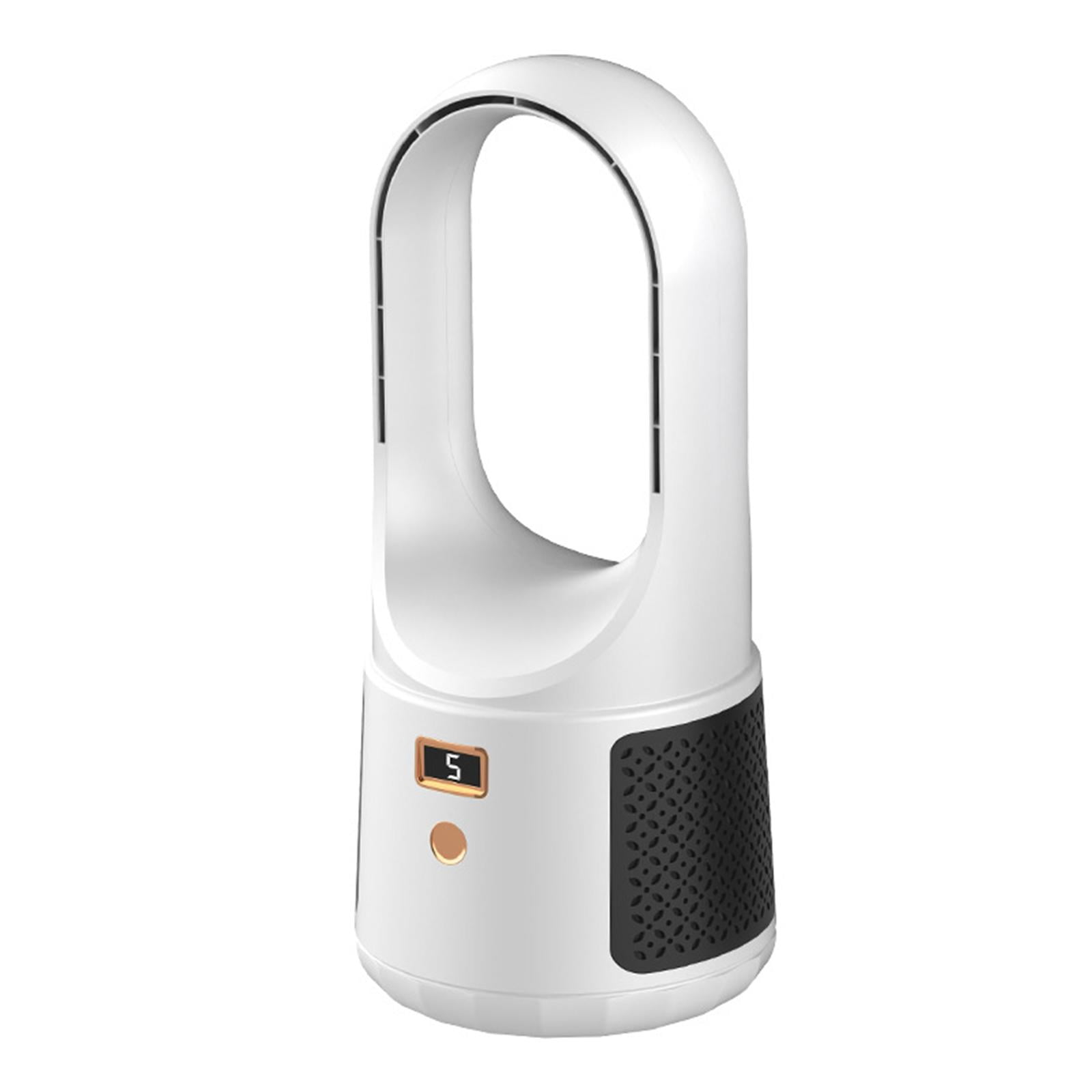 Bladeless Fan Desk Fan, 6 Speeds Adjustment, 13.78 inch Bladeless Fan