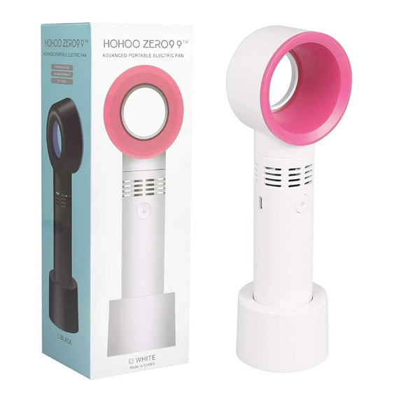 Bladeless Mini Eyelash Fan Dryer, Portable 2000mAh USB Rechargeable Handheld Lash Fan Dryer for Eyelash Extensions