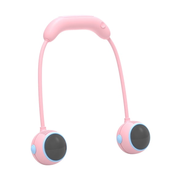 Bladeless Neck Fan 3 Speed 1200mAh Rechargeable Foldable Fan for Women Man Outdoor Travel Garden Work Home