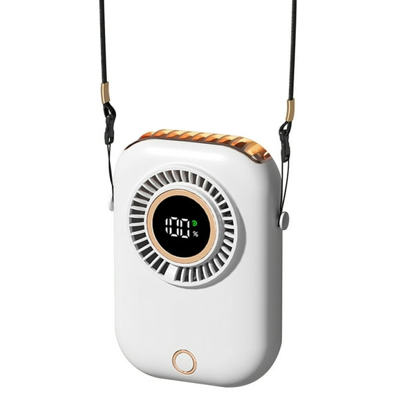 Bladeless Neck Fan Hands Free Portable Small Hanging Fan with 5 Speeds Adjustable Lightweight 136g Long Battery Life 10H for Office Outdoor Travel Sports
