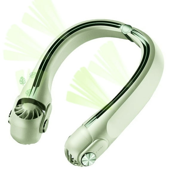 Bladeless Neck Fan, Portable Turbo Neck Fan, 3 Speeds Wearable,Rechargeable with LED Display,Cooling Fan for Travel, Outdoor, Indoor