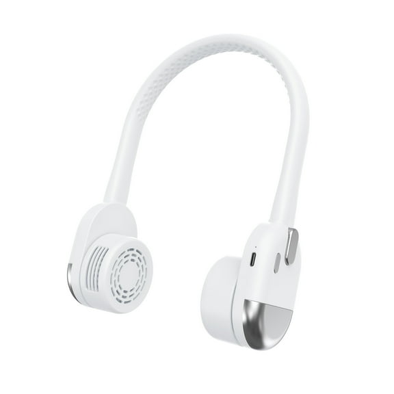 Bladeless Neck Fans Leafless Hanging Neck Fans 3 Speeds Portable Fans Strong Wind No Hair Twisting Short Charging Long Use