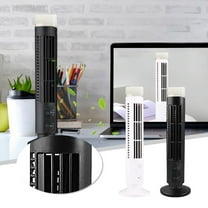 Bladeless Tower Fan, Oscillating Fans Standing Fans for Indoors 90 Degree Oscillating Quiet Portable USB Desk Fan with Light for Home Bedroom Office