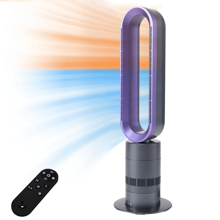 Bladeless Tower Fan, Quiet Bedroom Oscillating Fan with