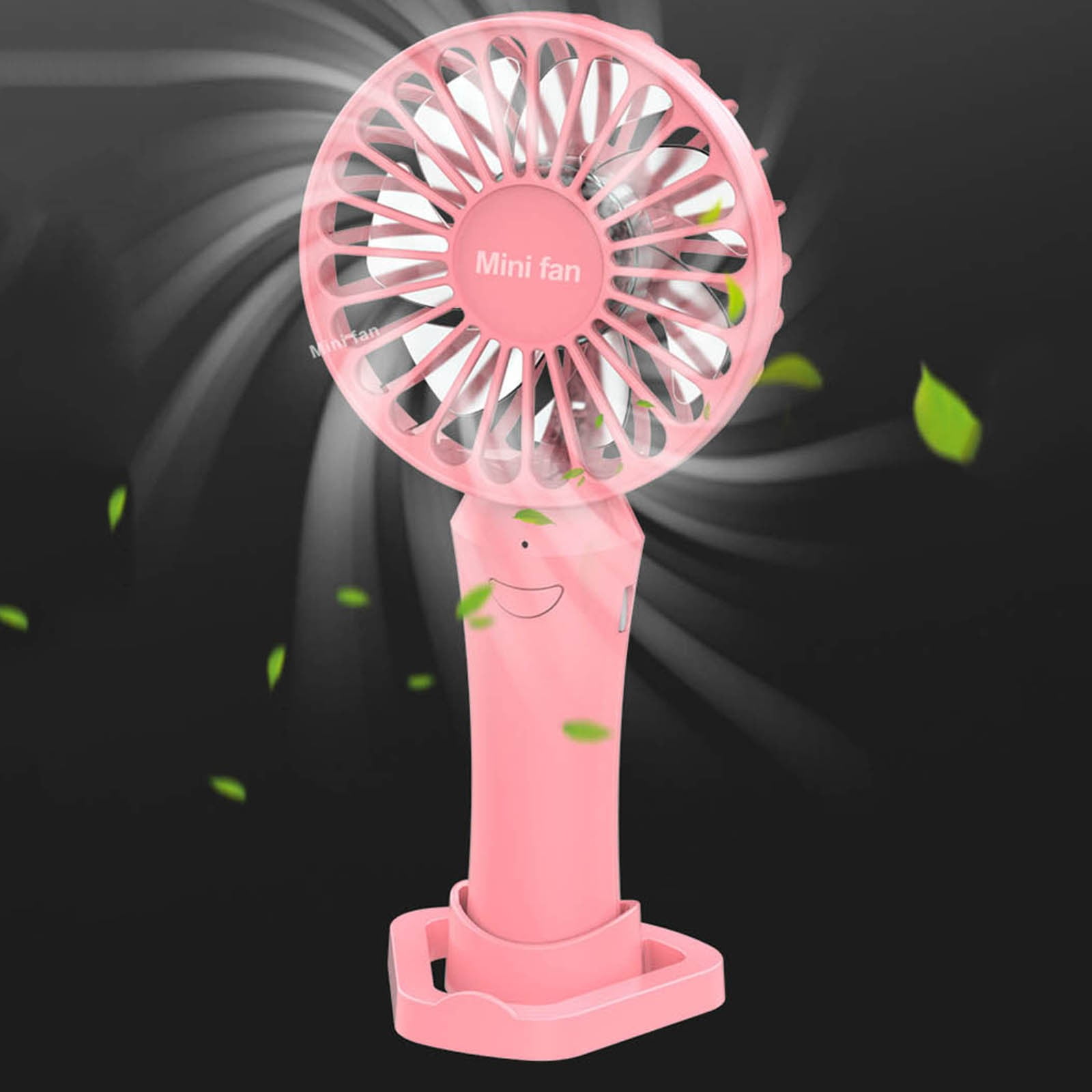 Bladeless personal fan blow cold air birthday present Handheld Small Fan Hand Portable Lash Mini