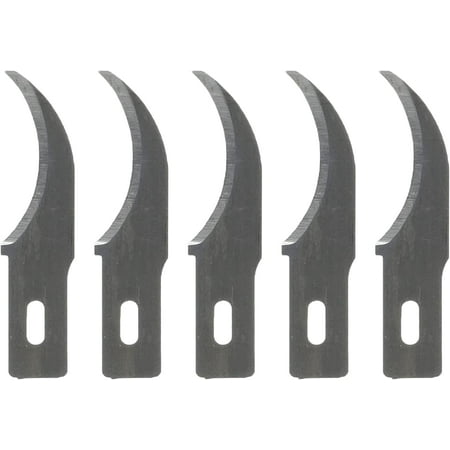Blades #28 Heavy Duty Concave Carving Hobby Blade, 5 Pack, Replacement Refill Craft Hobby Knife For X-Acto EXACTO