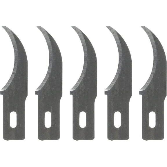 Blades #28 Heavy Duty Concave Carving Hobby Blade, 5 Pack, Replacement Refill Craft Hobby Knife For X-Acto EXACTO