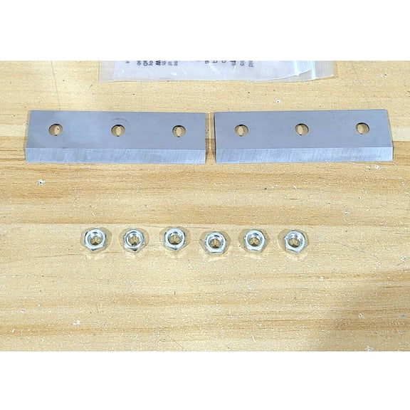 Blades Replacement Fit C40 Wood Chipper, High Speed Steel Cutting Blades 2 Sets