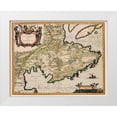 thumbnail image 1 of Blaeu 14x12 White Modern Wood Framed Museum Art Print Titled - Mediterranean Istria Croatia Slovenia Italy, 1 of 4