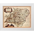 thumbnail image 1 of Blaeu 24x19 White Modern Wood Framed Museum Art Print Titled - Aberdene Banf Scotland - Blaeu 1654, 1 of 4
