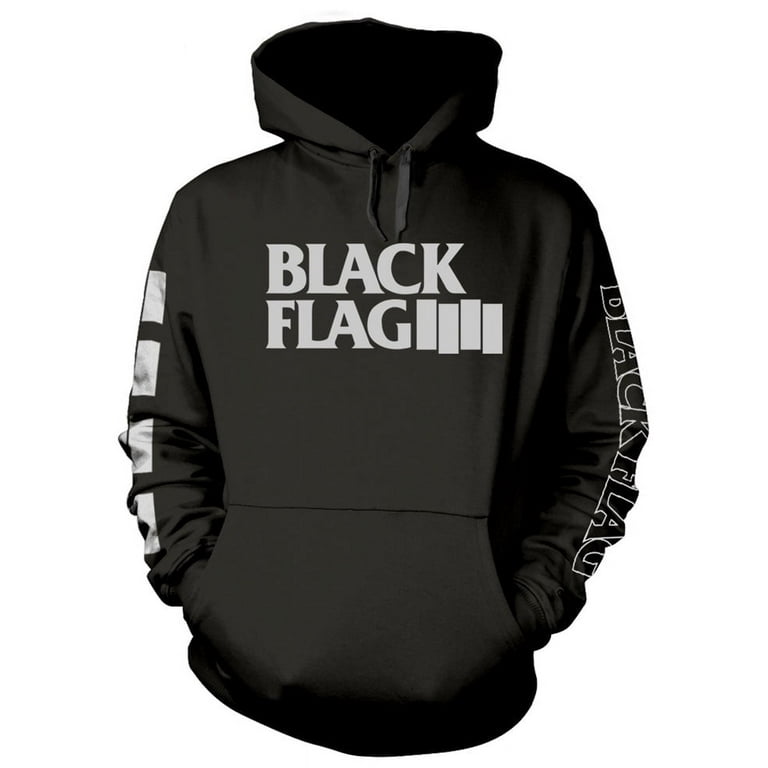 Black Flag Band Logo Pullover Hoodie