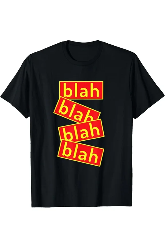 Blah Blah Blah Speech Graphic T-shirt