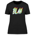 thumbnail image 1 of Blah Lettering Graphic Tee Women's -Image by Shutterstock, 1 of 2