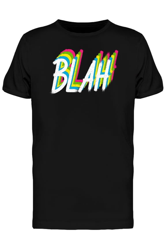 Blah Logo Graphic Tee Men's -Image by Shutterstock