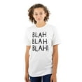 thumbnail image 1 of BlahBlahBlah Talking Loud Funny Women's Graphic T Shirt Tees Brisco Brands M, 1 of 1