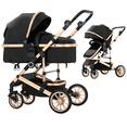 Blahoo Baby Stroller for Newborn, 2 in1 High Landscape Stroller, Foldable Aluminum Alloy
