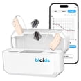 thumbnail image 1 of BlaidsX Neuro Rechargeable RIC Programmable Hearing Aids for Seniors and Adults, Audiogram with Bluetooth Mobile App Hearing Test Audiogram & Noise Cancellation, Dual Mic & 48 DSP Channels | USA-Made, 1 of 12