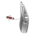 thumbnail image 1 of BlaidsX Neuro Rechargeable RIC + Programmable Hearing Aids for Seniors with Bluetooth & Noise Cancellation, Dual Mic & 48 DSP Channels - Gray - Left Ear, 1 of 12