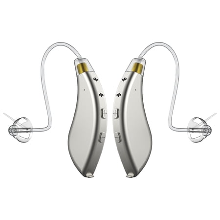 BlaidsX Pro Programmable Hearing Aids for Adults with Mobile App Hearing Test & Noise Cancellation, Hearing Aids for Seniors with Bluetooth, Dual Mic & 48 DSP Channels | USA-Made Multi Core Processor