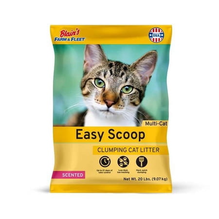 Blain's Farm & Fleet 20 lb Easy Scoop Scented Clumping Cat Litter