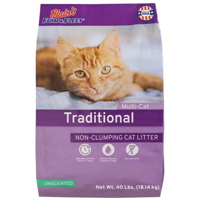 Blain's Farm & Fleet 40 lb Traditional Unscented Cat Litter