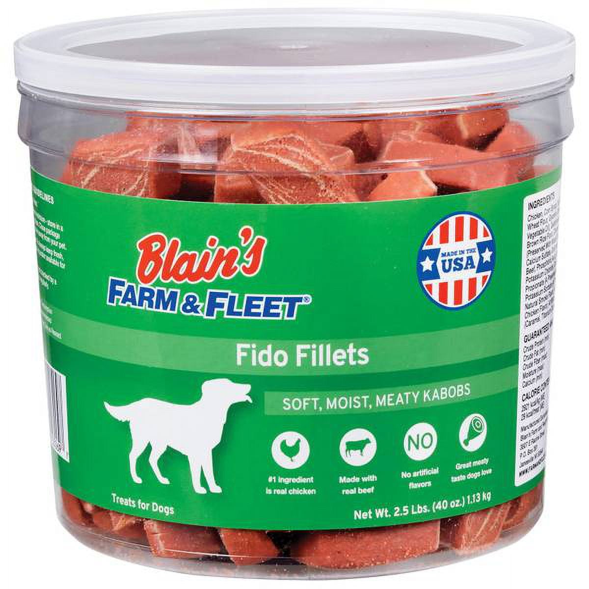 Blain s Farm Fleet 40 oz Fido Fillets Dog Treats Walmart