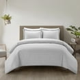 thumbnail image 1 of Blaine 2 or 3 Piece Duvet Cover Set Contemporary Two Tone Striped, 1 of 8