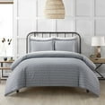 thumbnail image 1 of Blaine 2 or 3 Piece Duvet Cover Set Contemporary Two Tone Striped, 1 of 8
