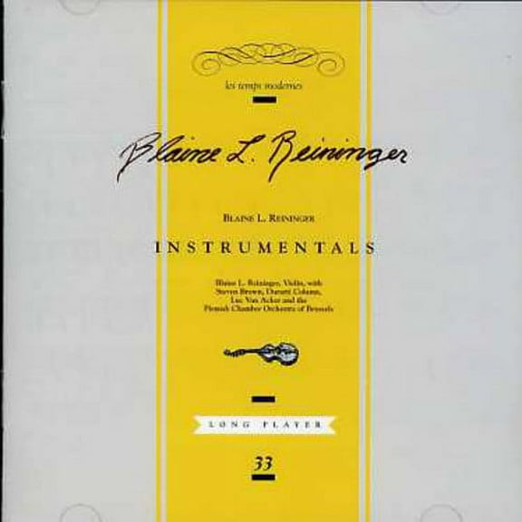 Blaine L. Reininger - Instrumentals - Rock - CD
