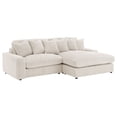 thumbnail image 1 of Blaine Upholstered Reversible Chaise Sectional Sofa Sand, 1 of 20