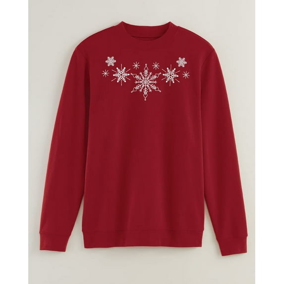 Blair Womens Better-Than-Basic Embroidered Sweatshirt