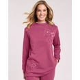 thumbnail image 1 of Blair Womens Better-Than-Basic Embroidered Tunic Sweatshirt, 1 of 1