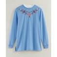 thumbnail image 1 of Blair Womens Better-Than-Basic Embroidered Tunic Sweatshirt, 1 of 1