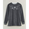 thumbnail image 1 of Blair Womens Better-Than-Basic Embroidered Tunic Sweatshirt, 1 of 1