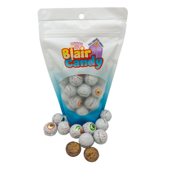 Blair Candy - Creepy Peeper Peanut Butter Chocolate Balls - 1 lb Bag