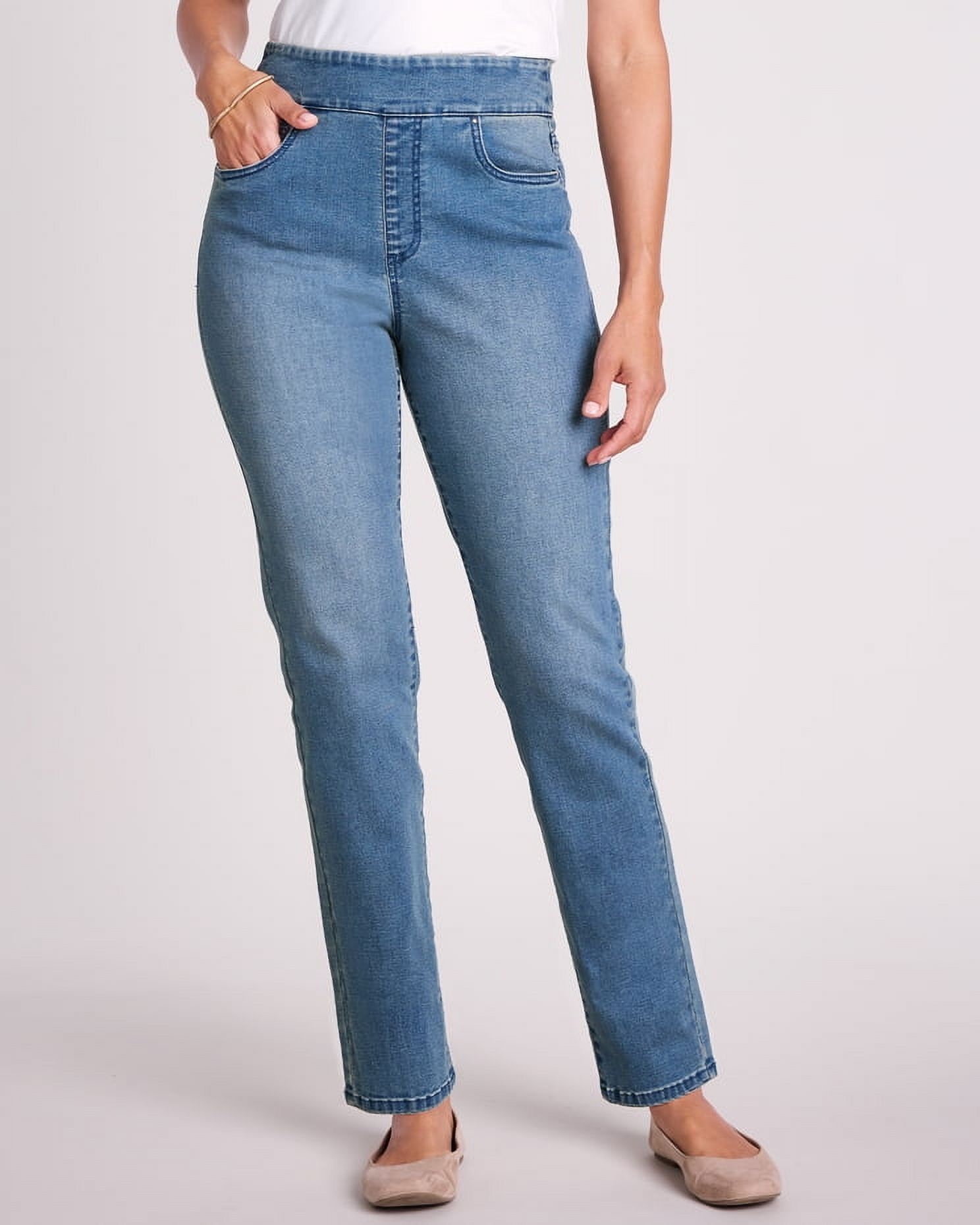 Blair Womens Denimease Petite Short Flat Waist Pull On Jeans Walmart Blair Womens Denimease Petite Short Flat Waist Pull On Jeans Walmart
