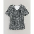 thumbnail image 1 of Blair Womens Essential Knit Button Front Top, 1 of 1
