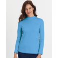 thumbnail image 1 of Blair Womens Essential Knit Long Sleeve Mock Top, 1 of 6