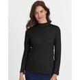 thumbnail image 1 of Blair Womens Essential Knit Long Sleeve Mock Top, 1 of 6