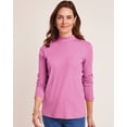 thumbnail image 1 of Blair Womens Essential Knit Long Sleeve Mock Top, 1 of 6