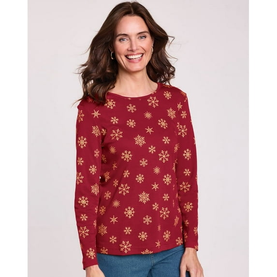 Blair Womens Essential Knit Long Sleeve Tee