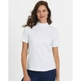 thumbnail image 1 of Blair Womens Essential Knit Short-Sleeve Mockneck Top, 1 of 1