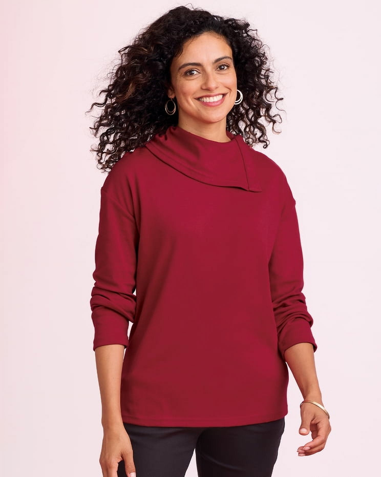 Relaxed Radiance Split Neck Top